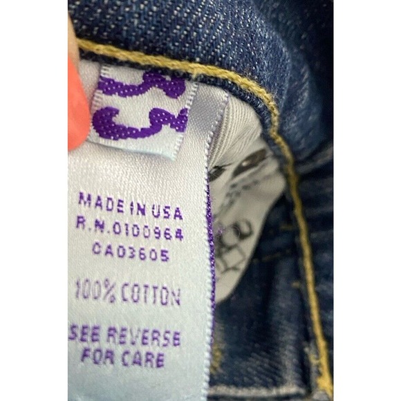 PRPS Bruised Never Broken Jeans 33 Mens Blue USA Cotton‎ Selvedge Baggy Loose - Picture 7 of 16